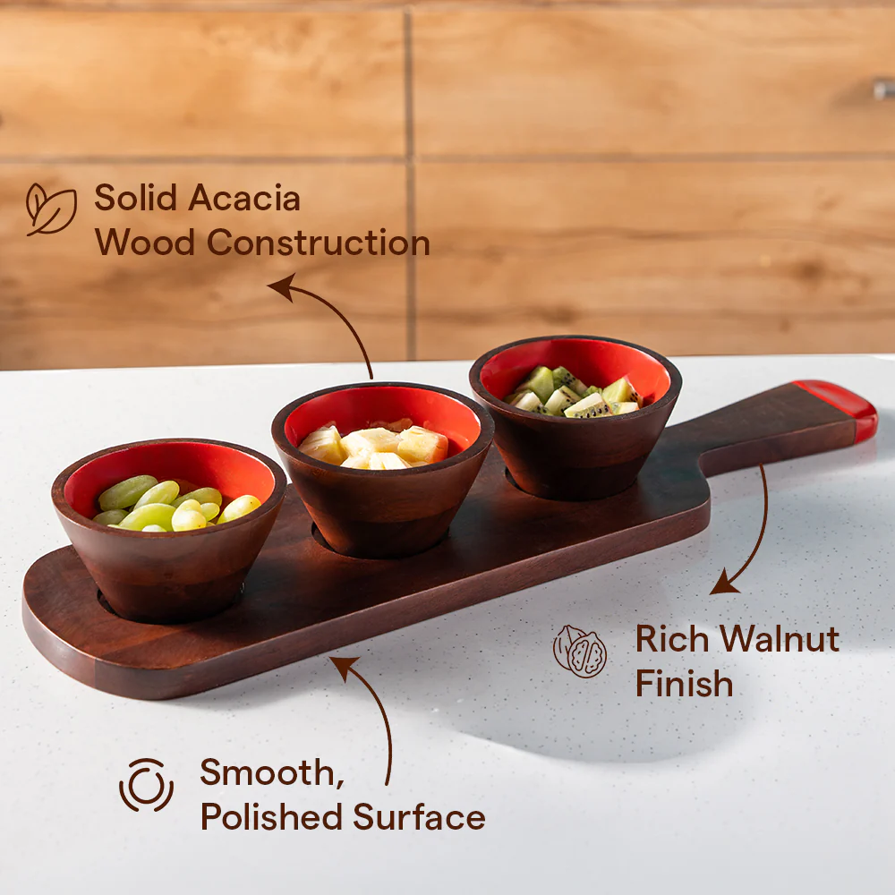 Mix Munch Platter Set, Red - Image 3