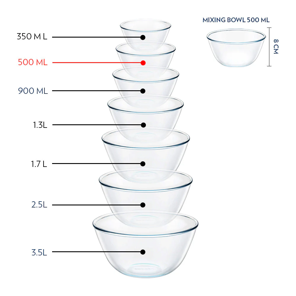 Mixing & Serving Bowl, 500 ml - Image 3