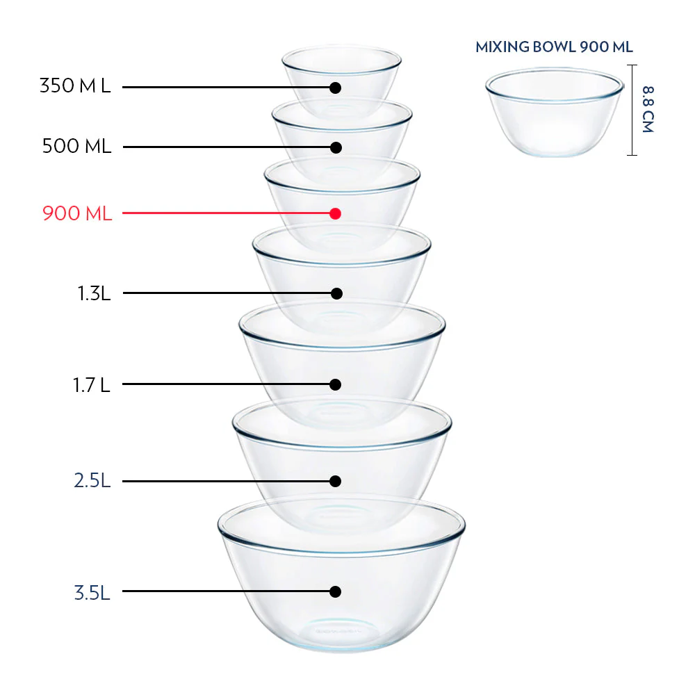 Mixing & Serving Bowl, 750 ml - Image 3