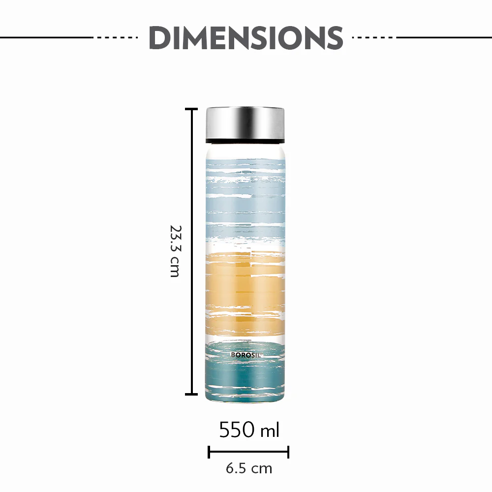 Neo Wide Mouth Glance Glass Bottle - Image 5