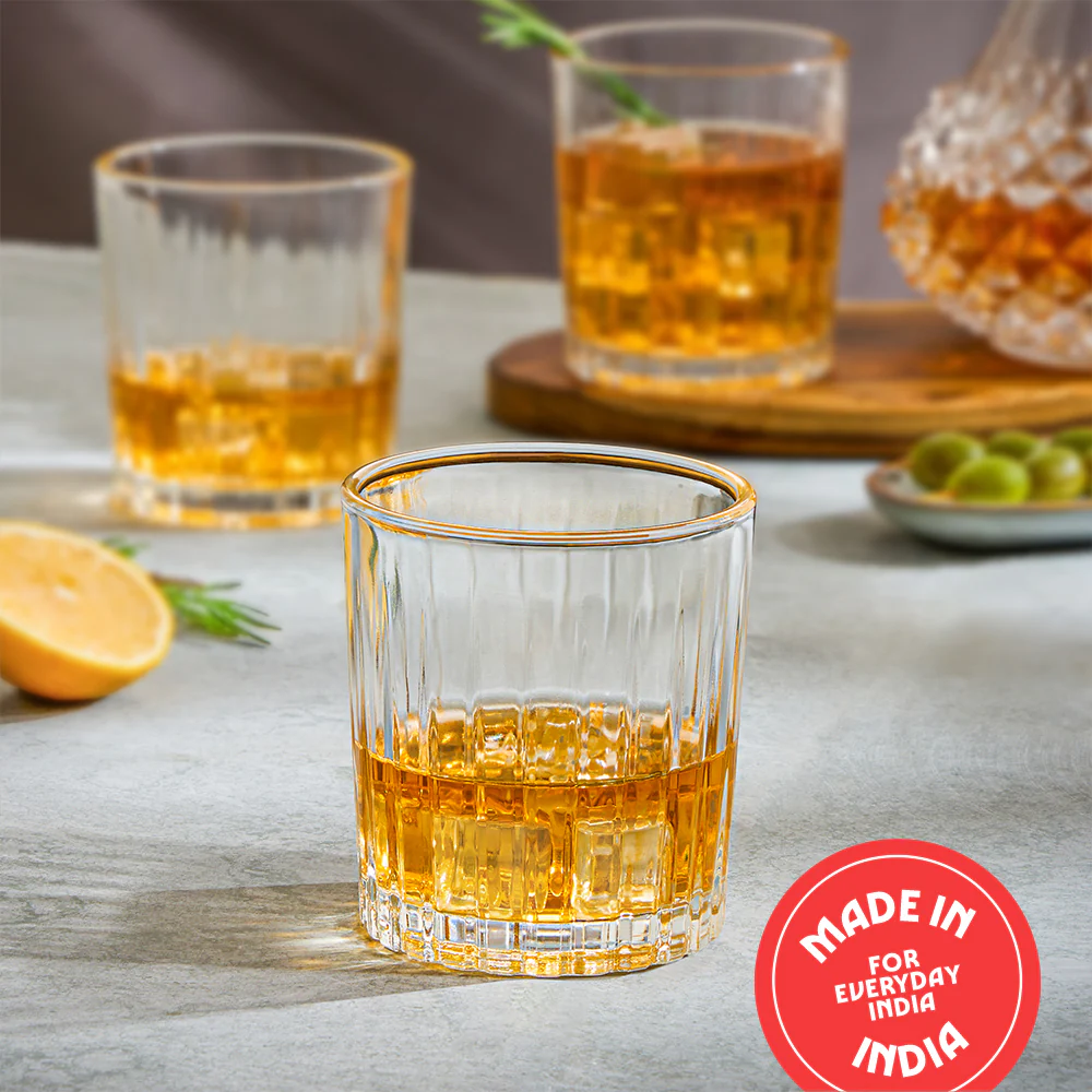 Borosil Noble Whiskey Glass Set - Image 6