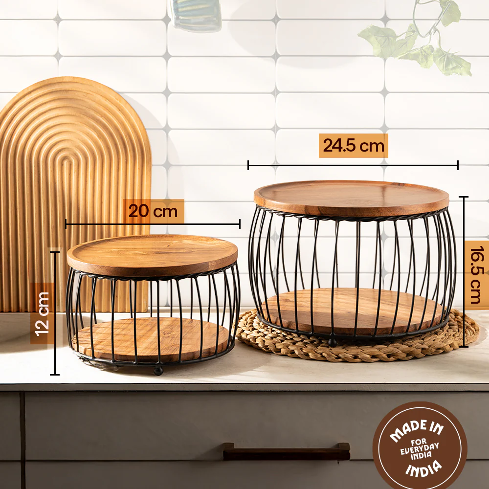 Orchard Fruit & Veggie Basket Set - Image 2