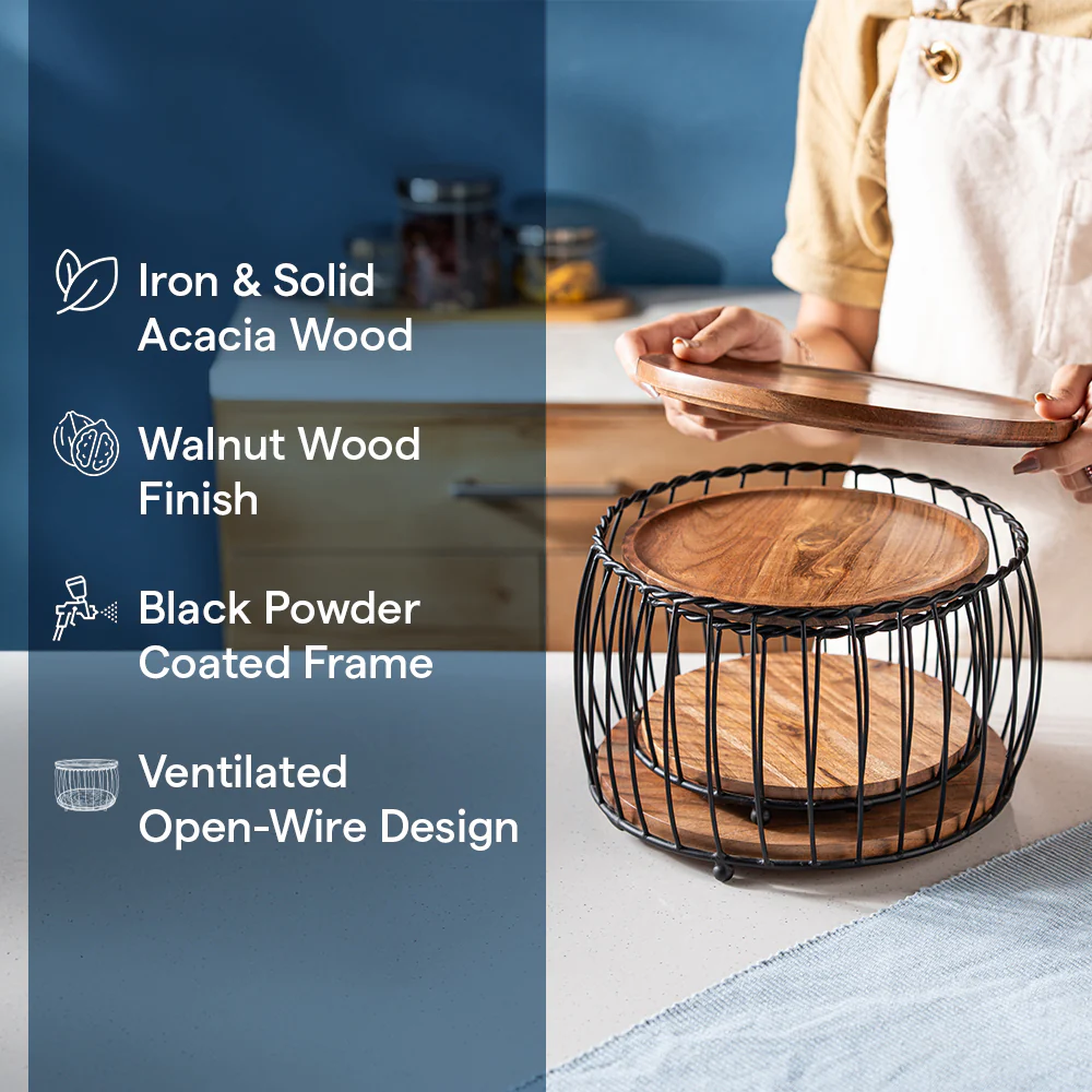 Orchard Fruit & Veggie Basket Set - Image 3