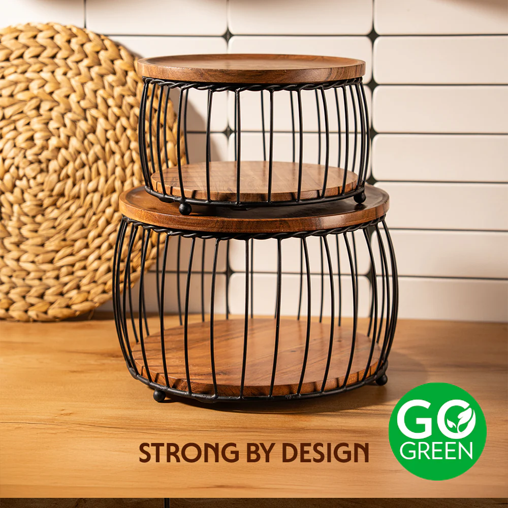Orchard Fruit & Veggie Basket Set - Image 4