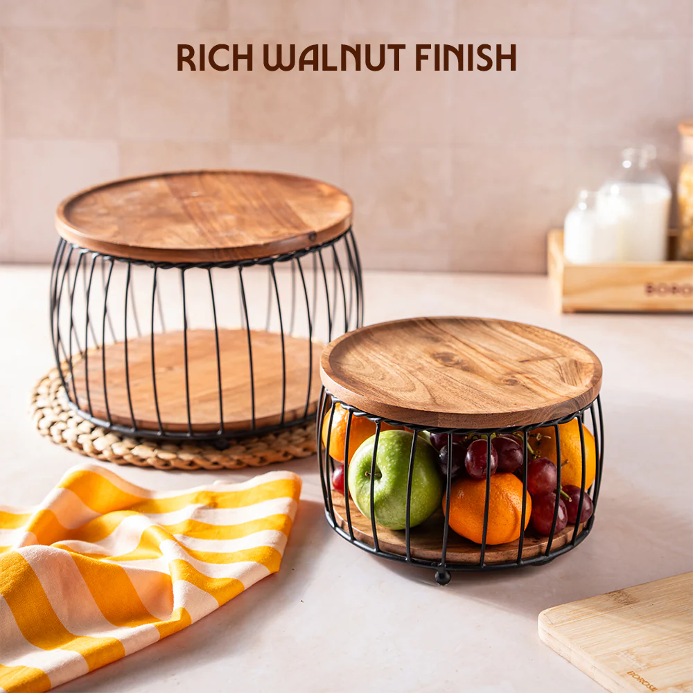 Orchard Fruit & Veggie Basket Set - Image 5