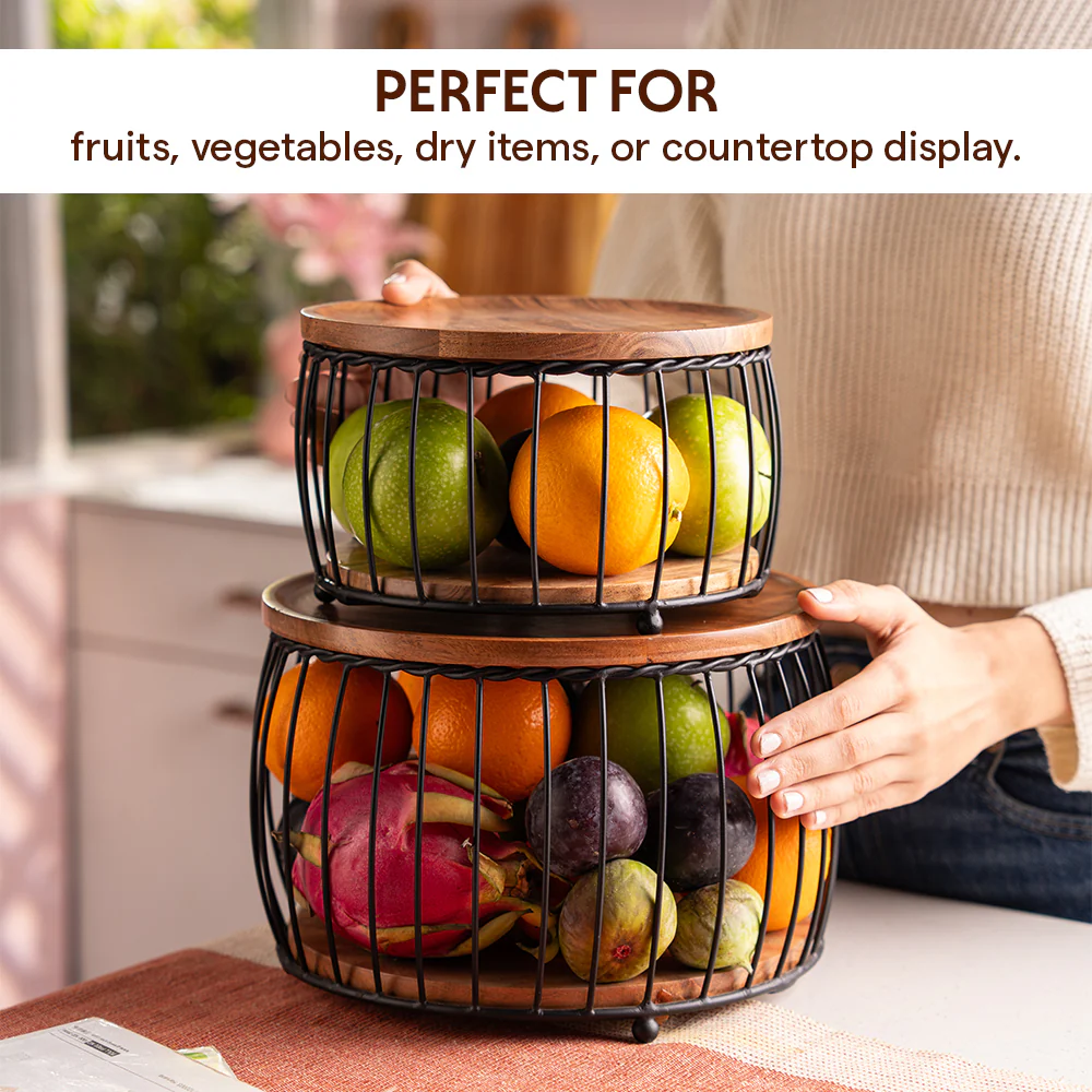 Orchard Fruit & Veggie Basket Set - Image 8