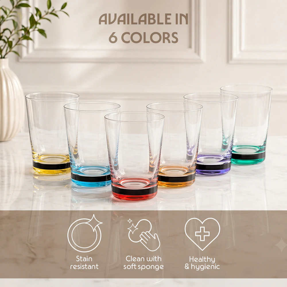 Orra Glass Tumbler Set, Blue - Image 8