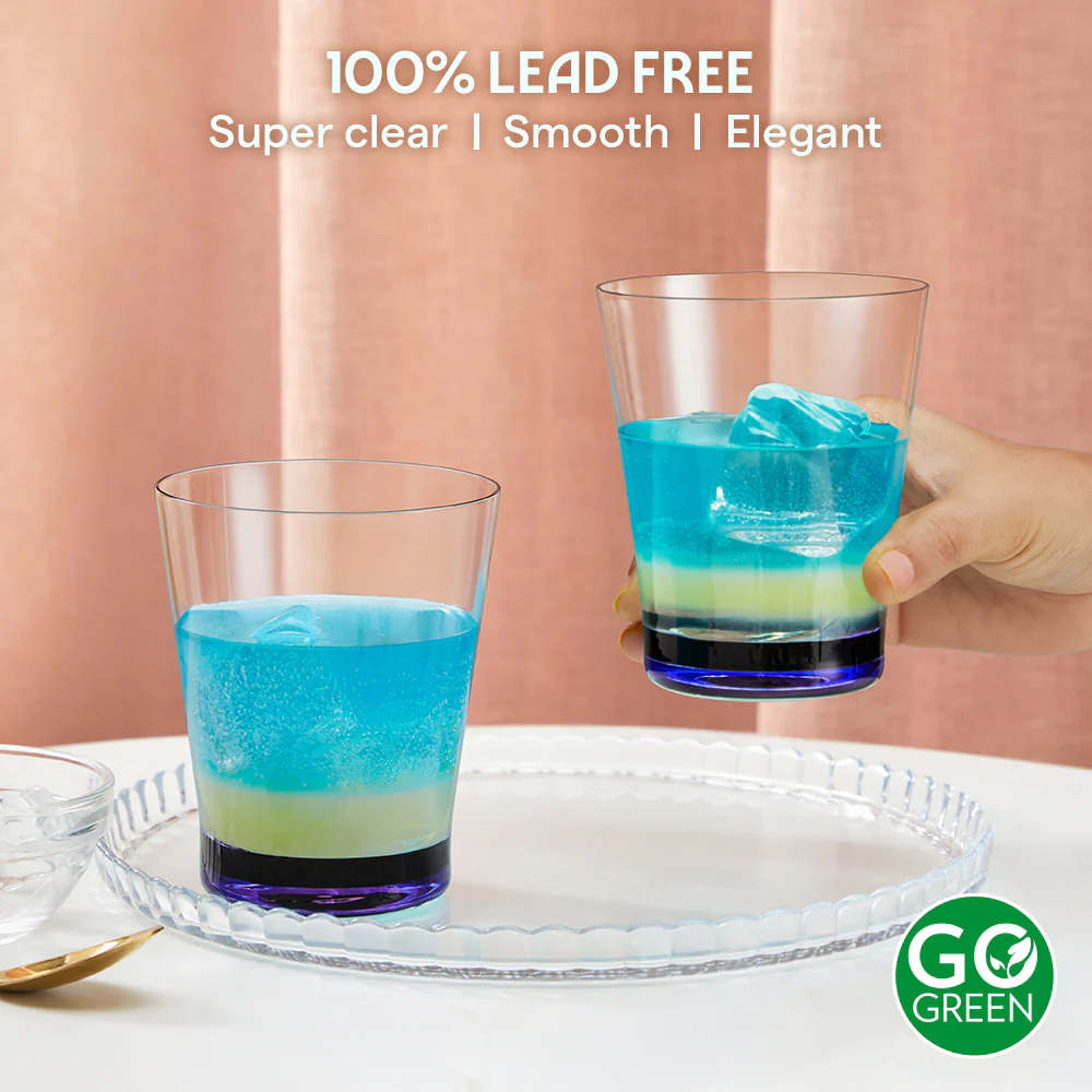 Orra Glass Tumbler Set, Purple - Image 5
