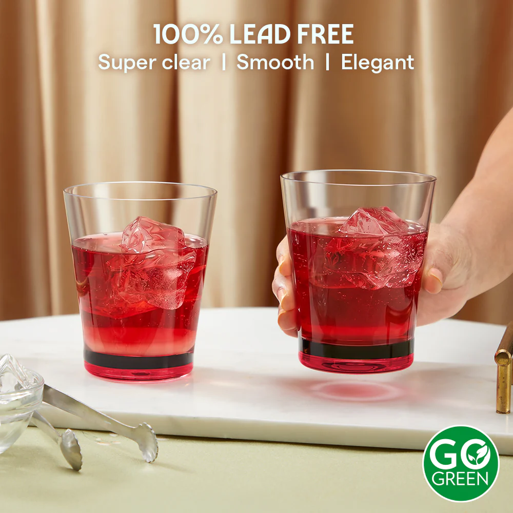 Orra Glass Tumbler Set, Red - Image 5