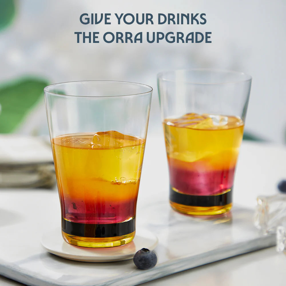 Orra Glass Tumbler Set, Yellow - Image 7