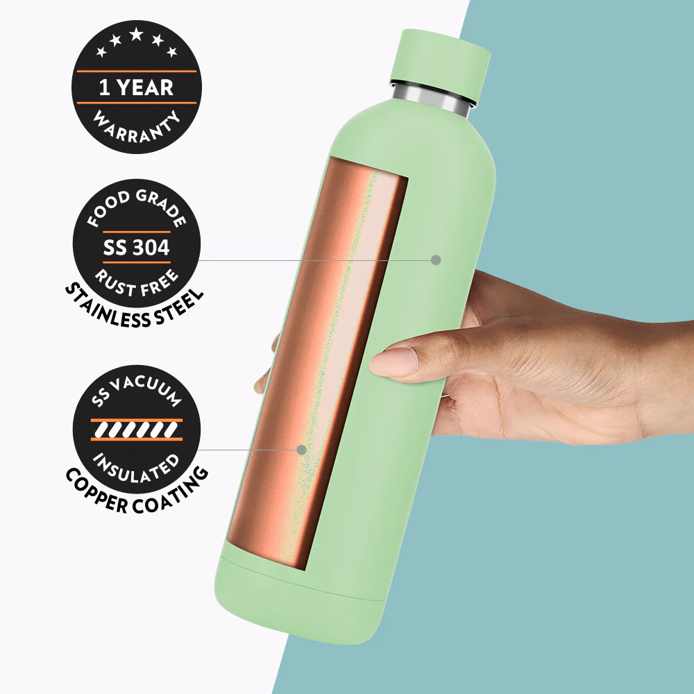 Pacific Double Wall Bottle, Light Green - Image 4