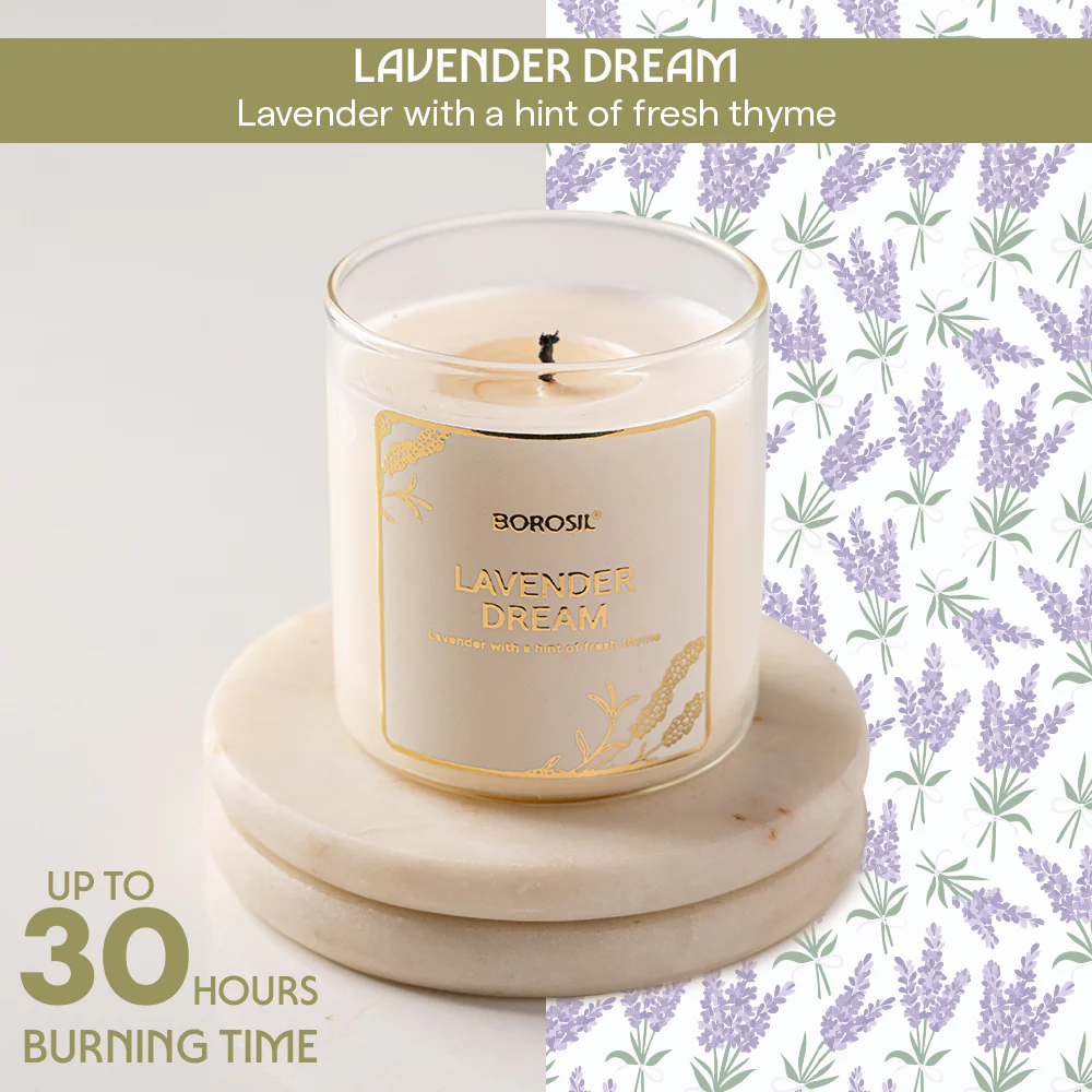 Lavender Dream Soy Wax Candle - Image 4
