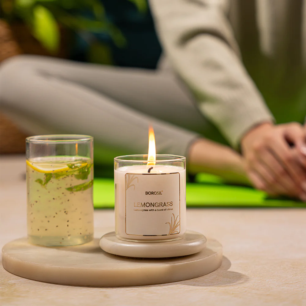 Lemongrass Soy Wax Candle - Image 2