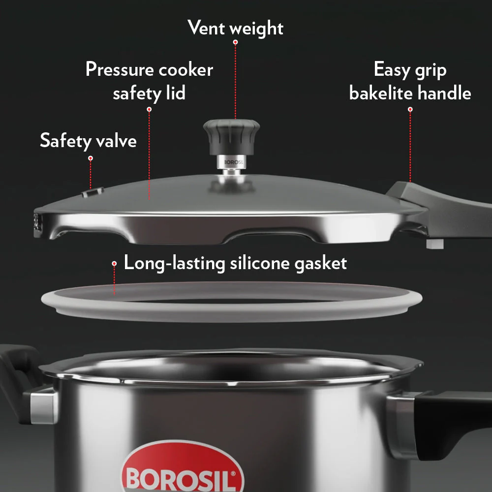 Presto Triply Outer Lid Pressure Cooker - Image 6