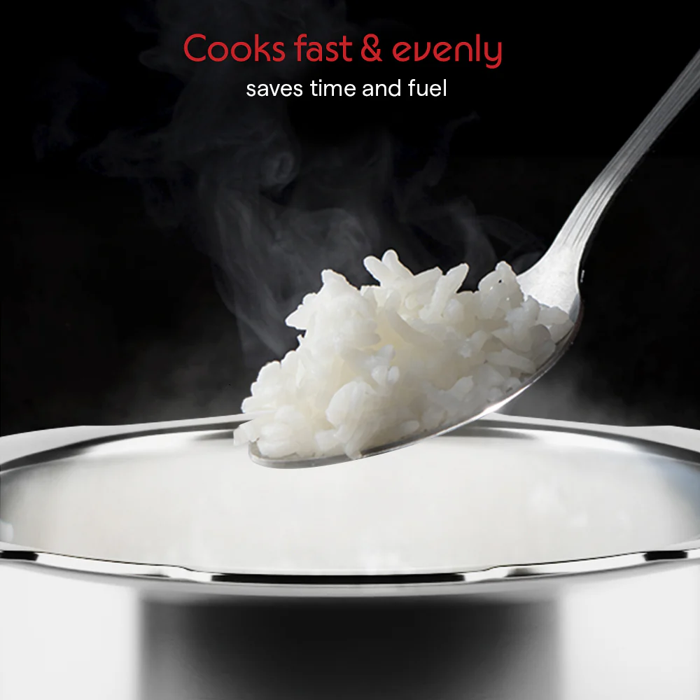 Presto Triply Outer Lid Pressure Cooker - Image 6