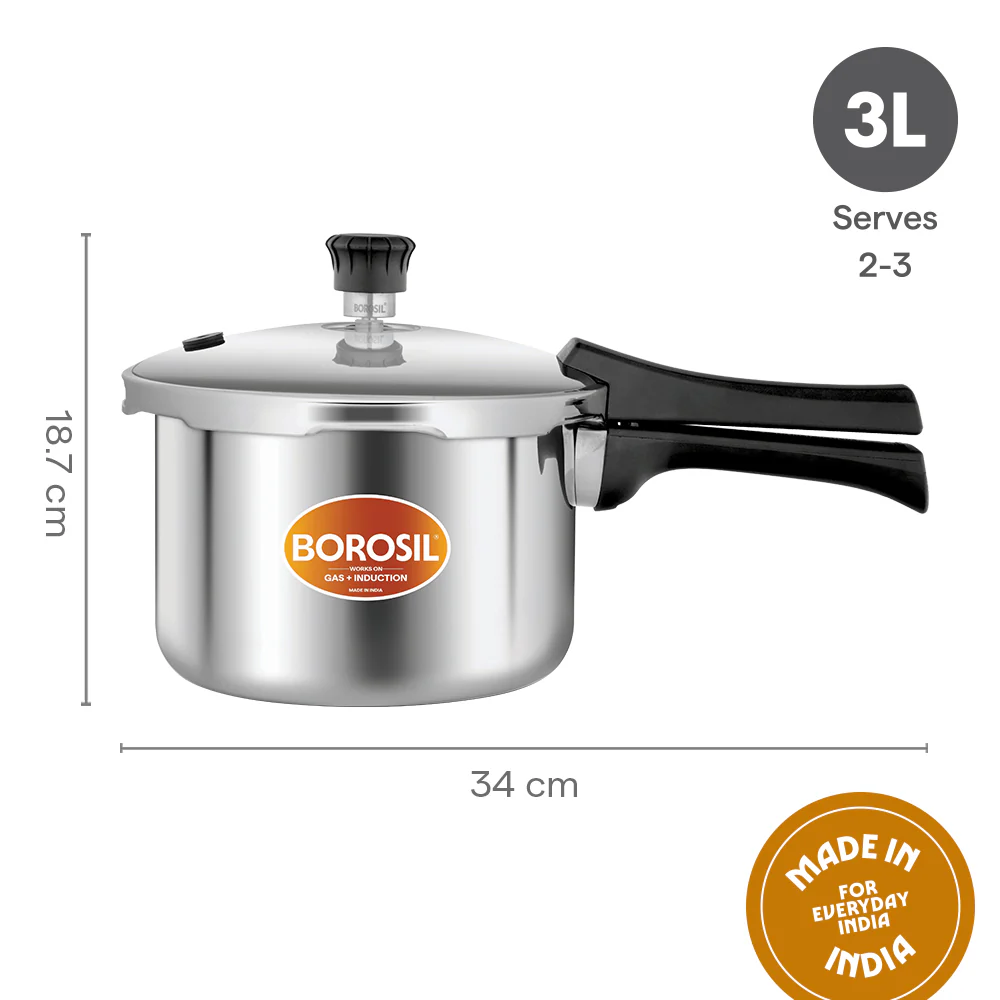 Presto Triply Outer Lid Pressure Cooker - Image 3