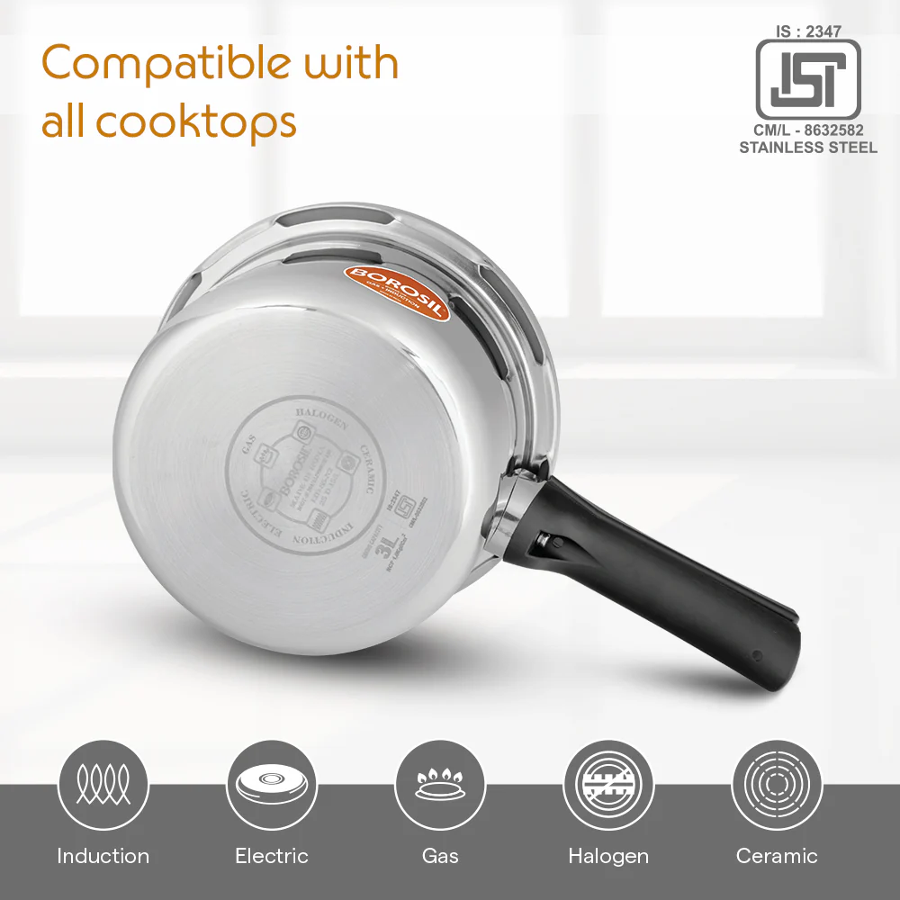 Presto Triply Outer Lid Pressure Cooker - Image 7