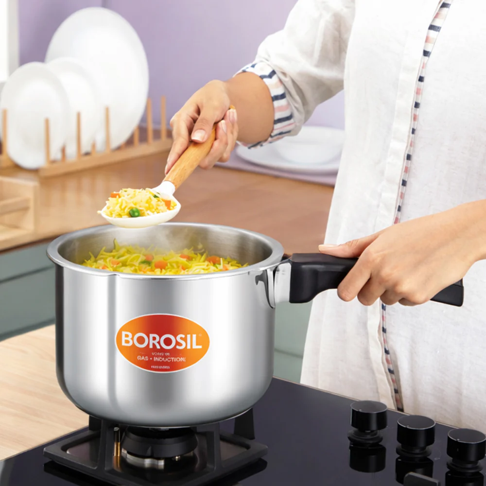 Presto Triply Outer Lid Pressure Cooker - Image 9