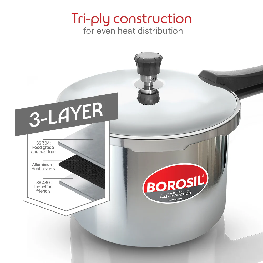 Presto Triply Outer Lid Pressure Cooker - Image 2