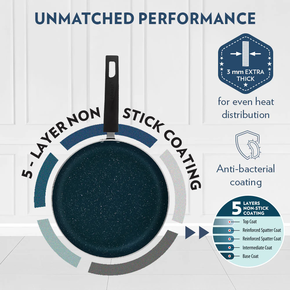 Pro Chef Nonstick Deep Pan with Lid - Image 5