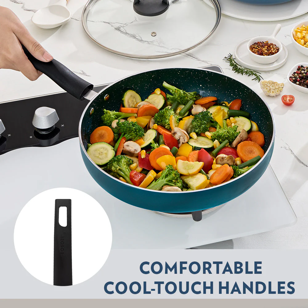 Pro Chef Nonstick Deep Pan with Lid - Image 6