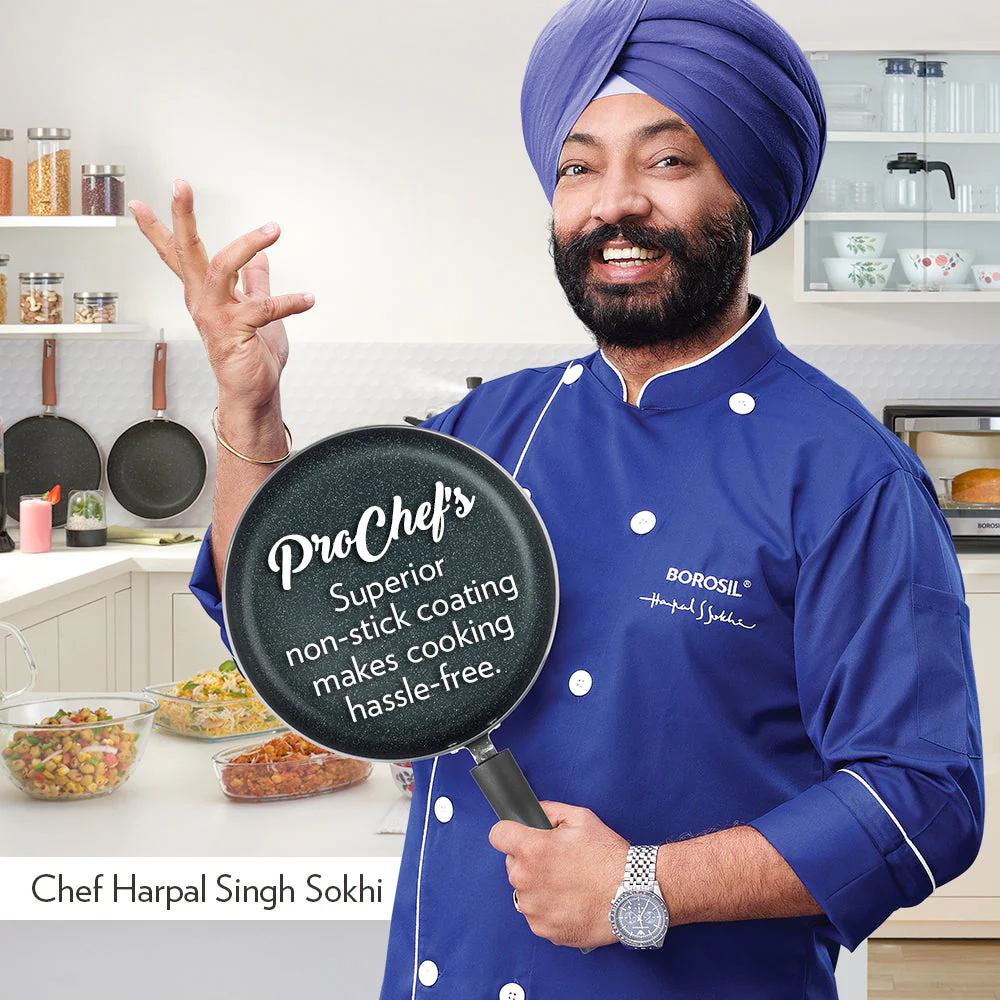 Pro Chef Nonstick Deep Pan with Lid - Image 9