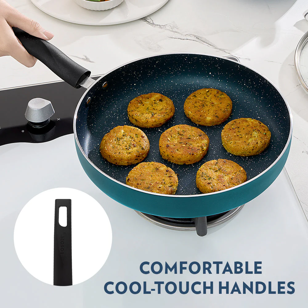 Pro Chef Nonstick Deep Pan with Lid - Image 6