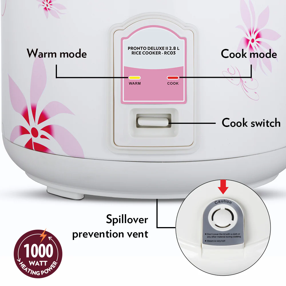 Pronto Deluxe Electric Rice Cooker - Image 5