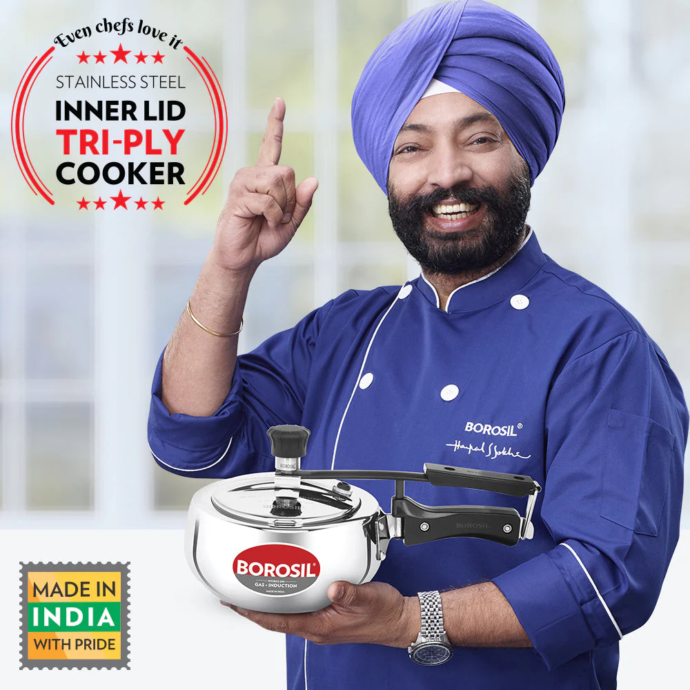 Pronto Triply Inner Lid Pressure Cooker - Image 6