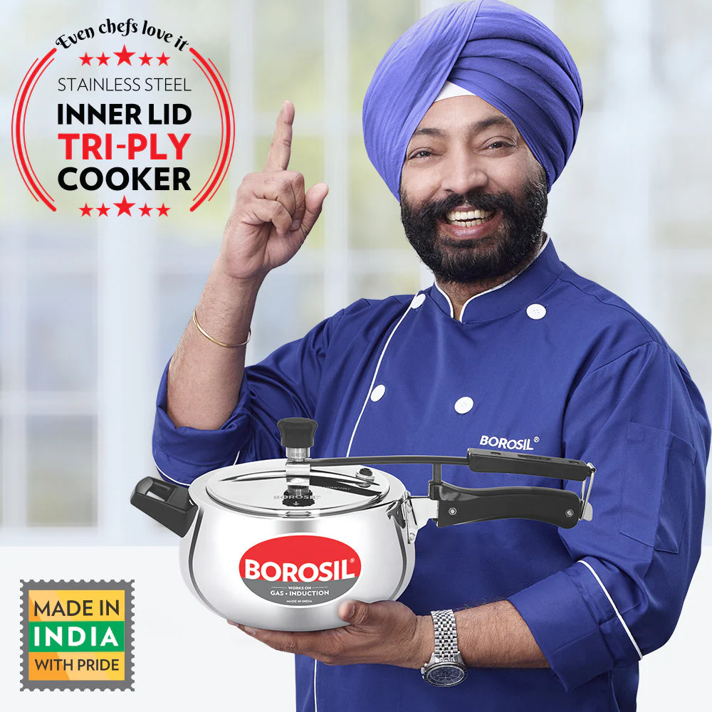 Pronto Triply Inner Lid Pressure Cooker - Image 6