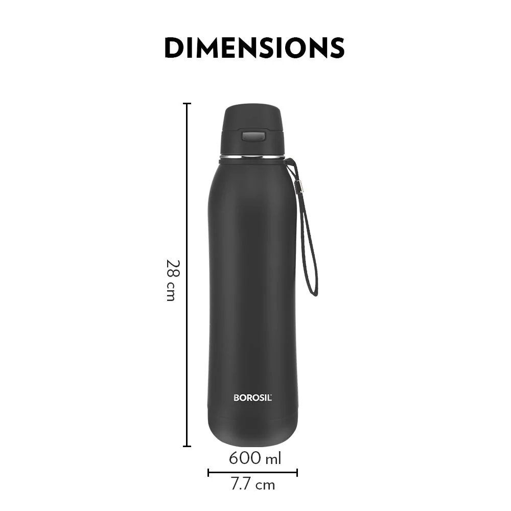 Personalised Rivera Bottle, Black - Image 3