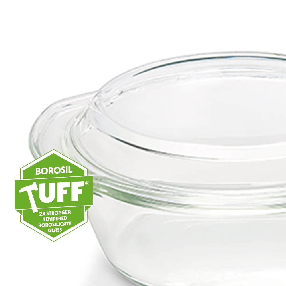 Round Casserole Set of 3 with Lid - Image 2