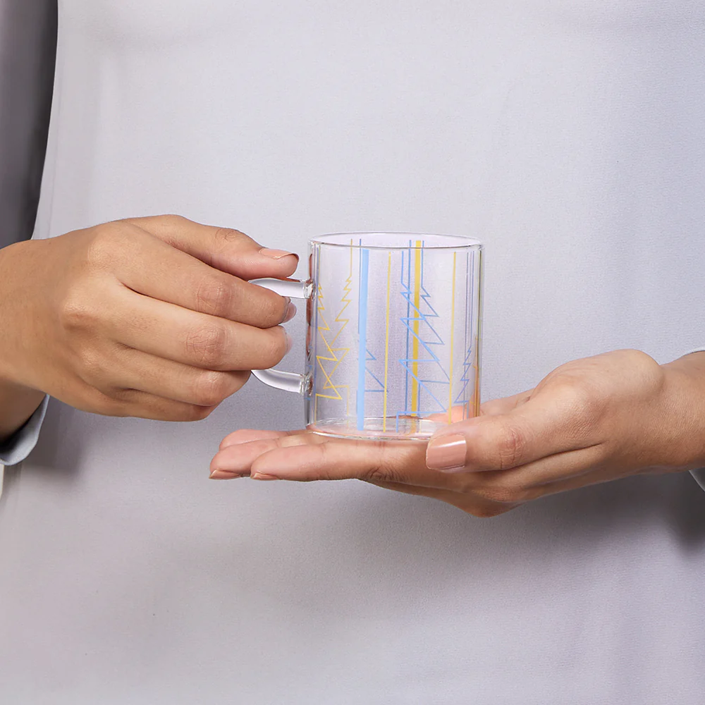 Borosil Sintra Classic Glass Mug Set - Image 6