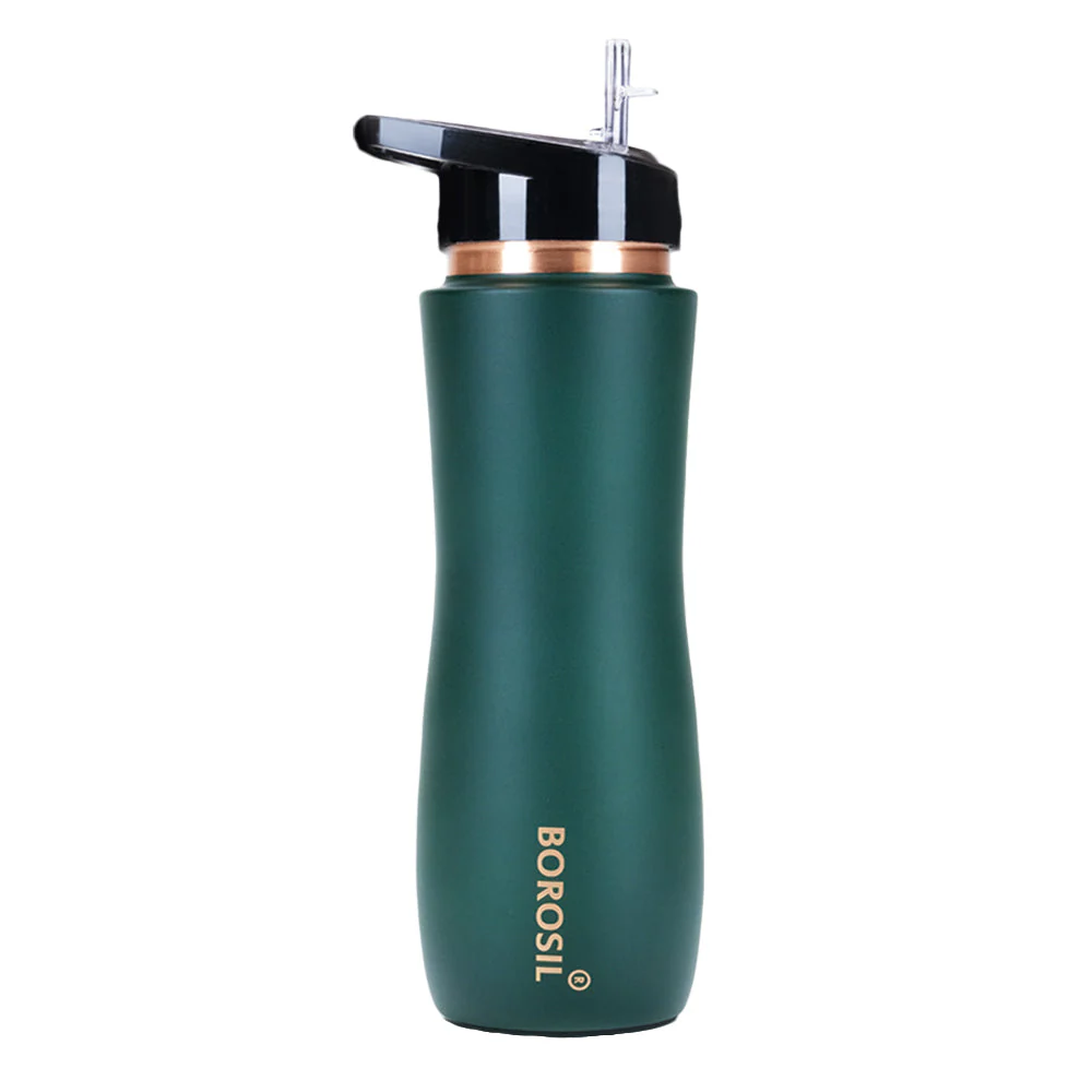 Personalised Sipper Copper Bottle, Green - Image 11