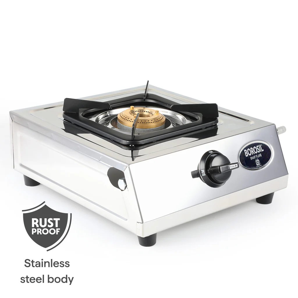 Smart Flame Stainless Steel Single Burner Gas Stove - Image 2