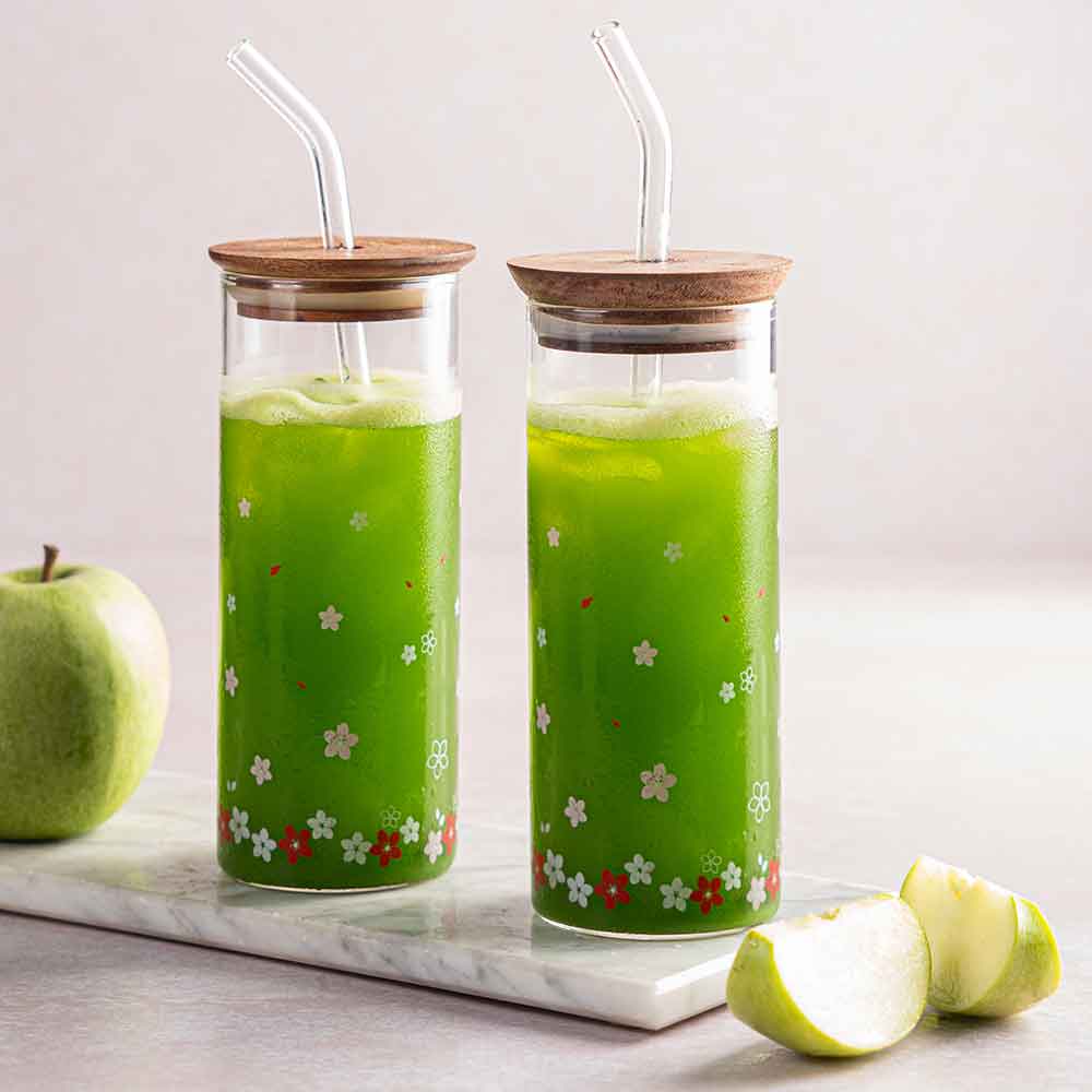 Borosil Spring Punch Glass Set - Image 2