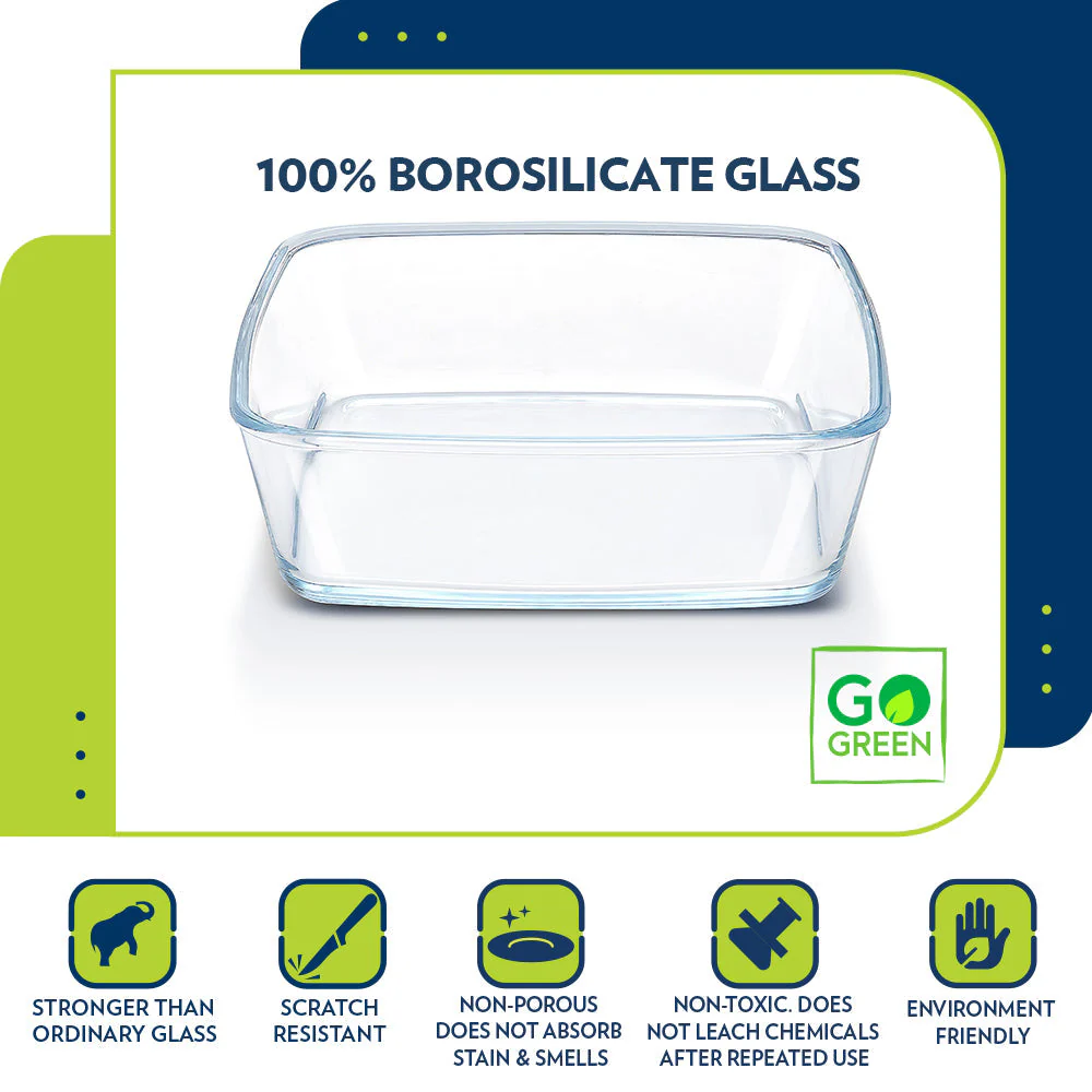 Square Baking Dish with Lid - Image 3