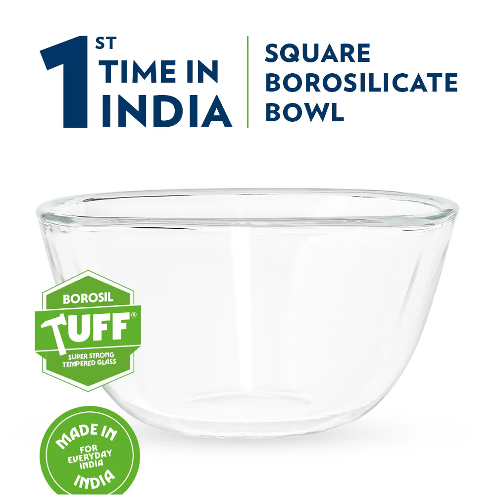Square Mixing & Serving Bowl, 500ml - Image 2