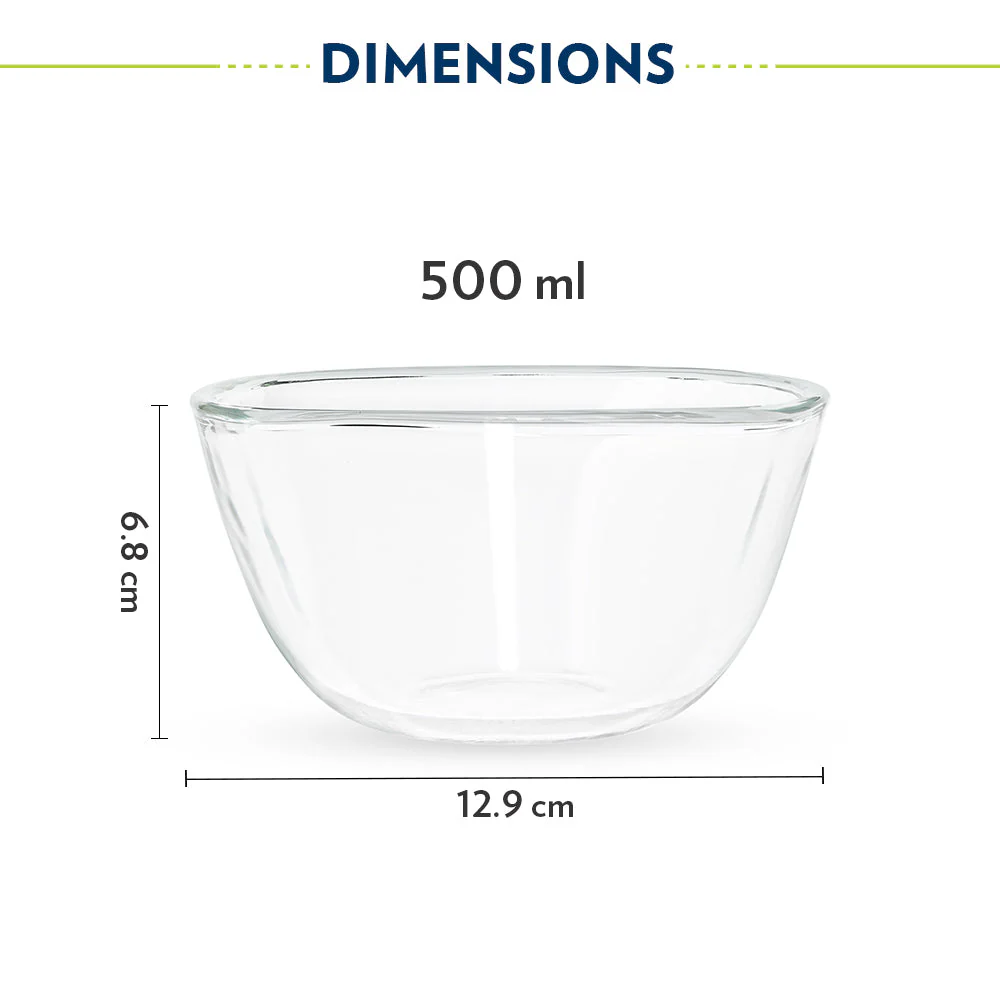 Square Mixing & Serving Bowl, 500ml - Image 3