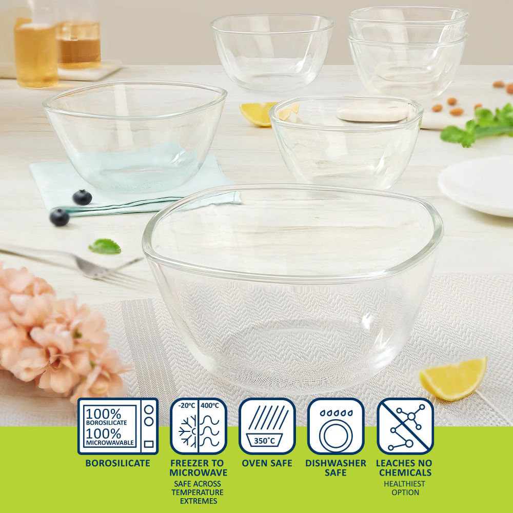 Square Mixing & Serving Bowl, 500ml - Image 5