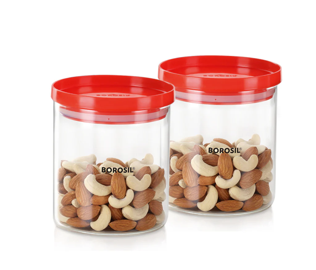 Stack and Store Classic Glass Jar with Red PP Lid - Image 4