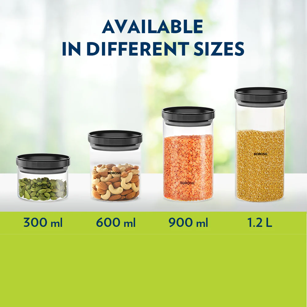 Stack n Store Classic Jar with Black PP Lid - Image 11