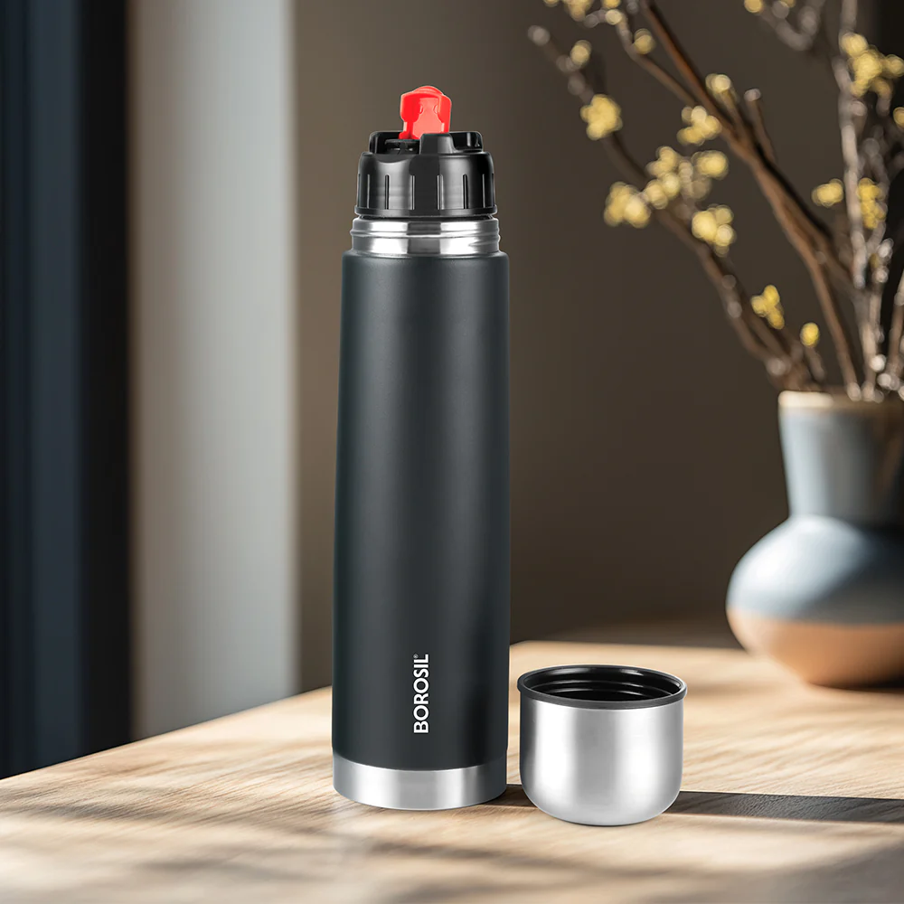 Thermo Double Wall Bottle, Matte Black