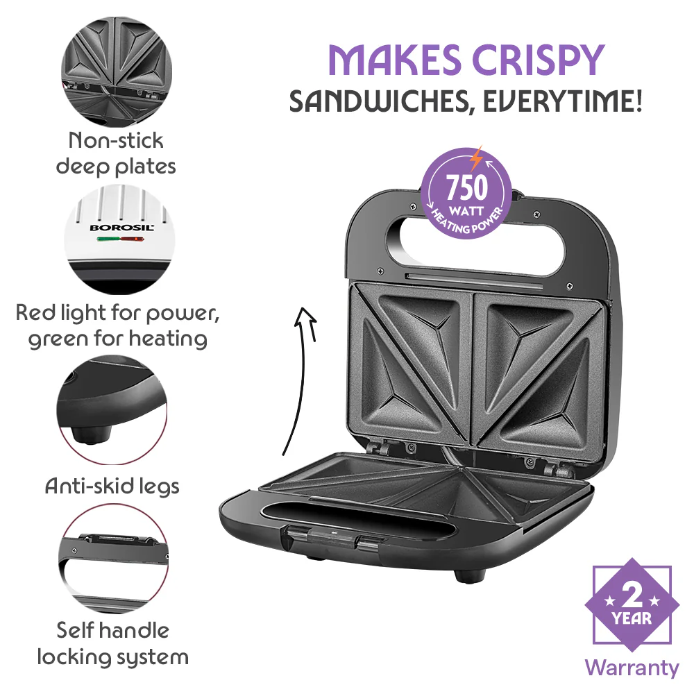 Toast Sandwich Maker BSM10 - Image 5