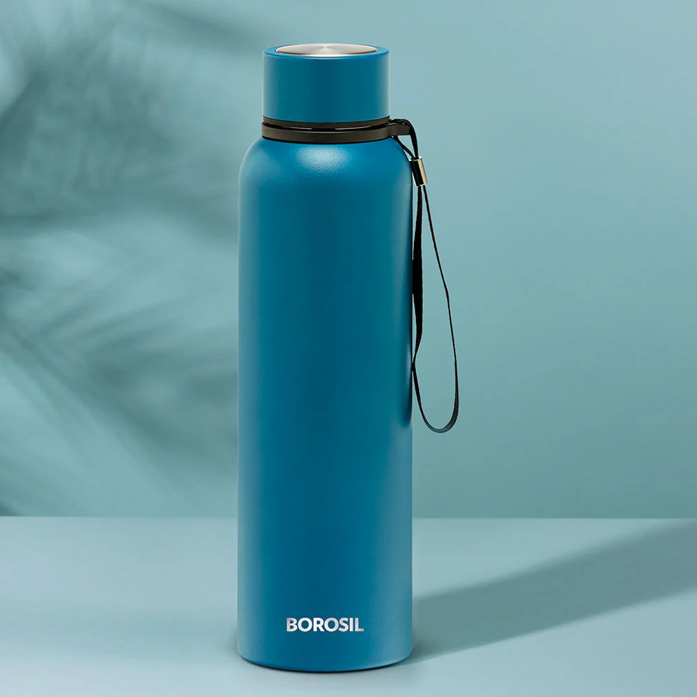 Borosil Trek Teal Blue, Personalise, 700ml - Image 3