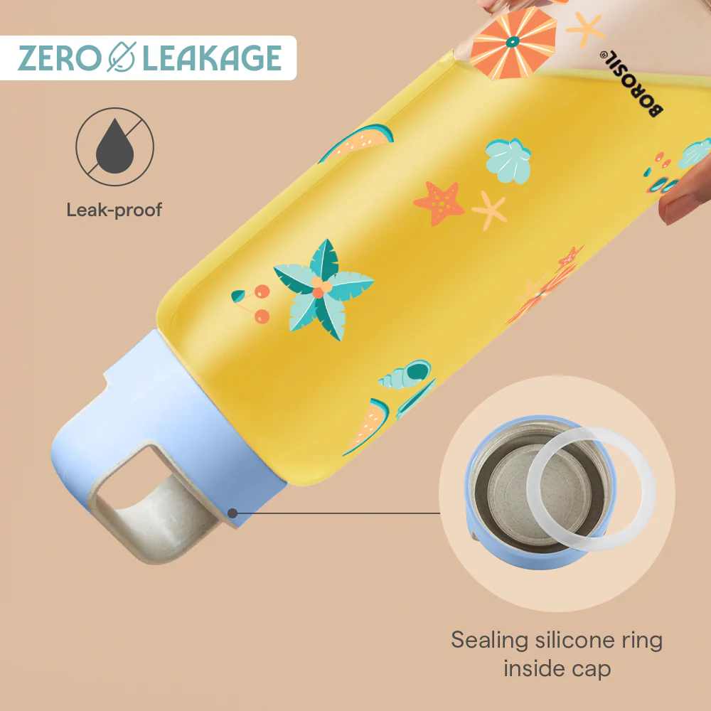 Tropica Wide Mouth Printed Glass Bottle - Image 5