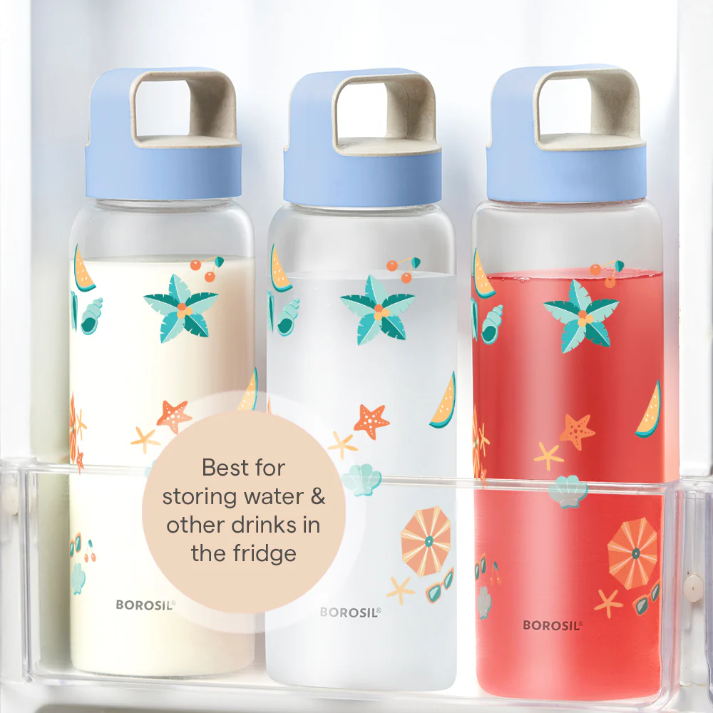 Tropica Wide Mouth Printed Glass Bottle - Image 6