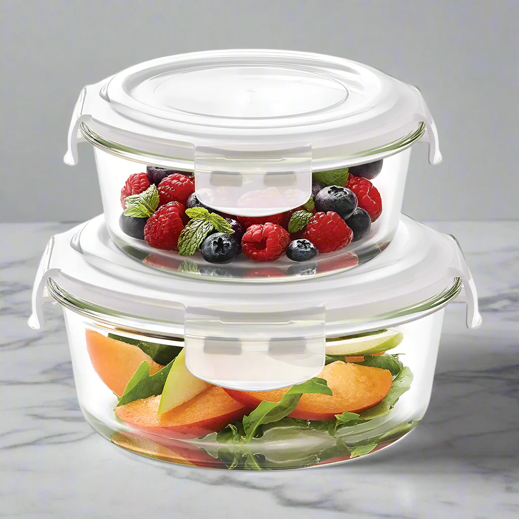 Tuff-Glass Klip n Store, Round, Set of 2, Containers - Image 9