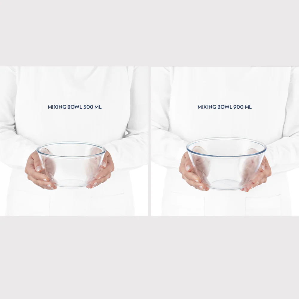Borosil Tuff-Glass Everyday Mixing & Serving Bowl Set - Image 4