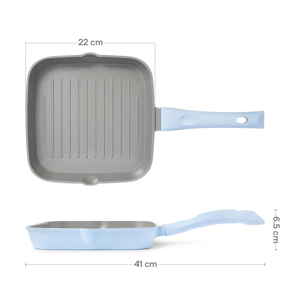 Vajra Ceramic Square Grill Pan - Image 3